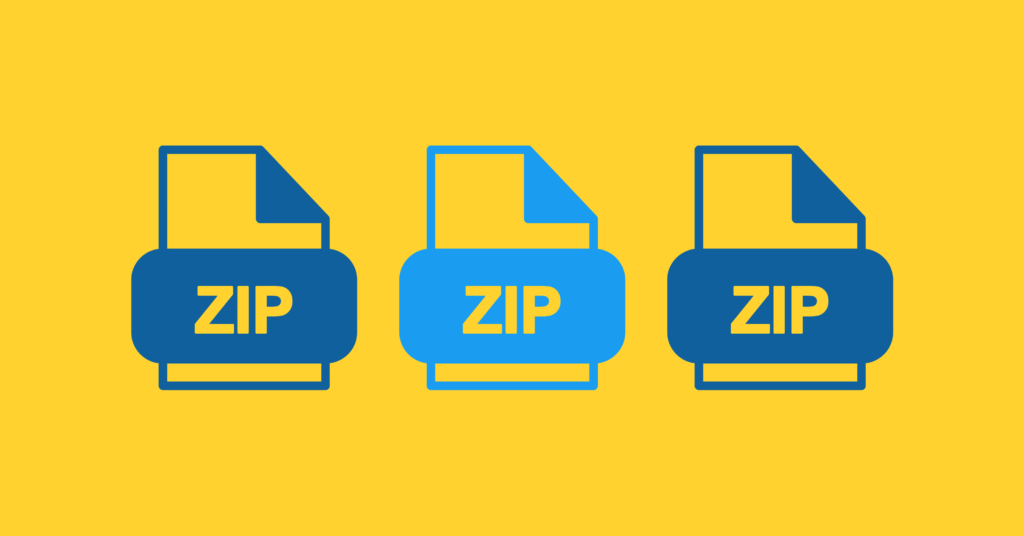How to create a zip file and send large files via email.