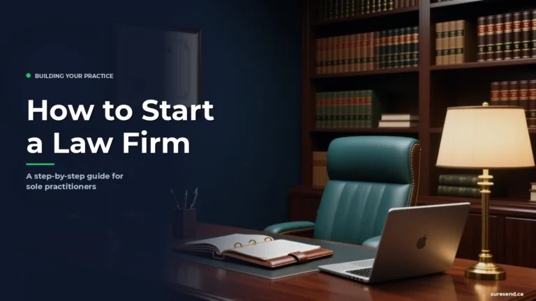 How to start a law firm — a guide for sole practitioners building an independent legal practice.