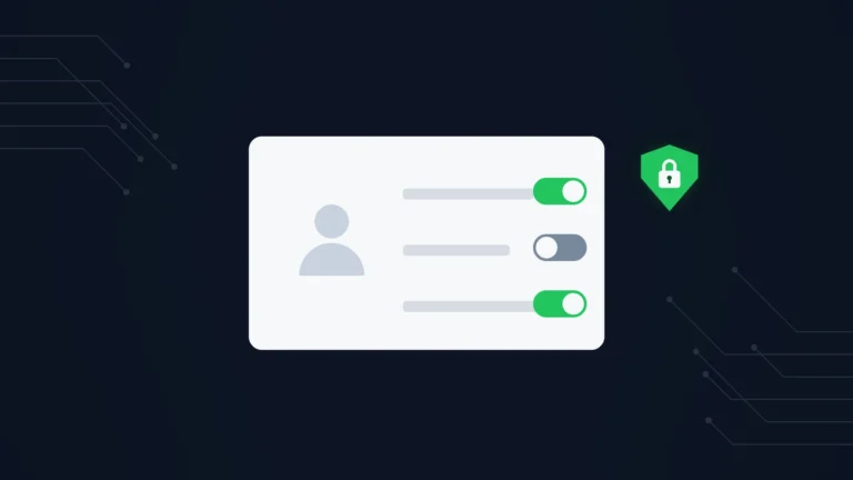 A consumer privacy profile with opt-out toggles and a green shield, representing CPRA compliance